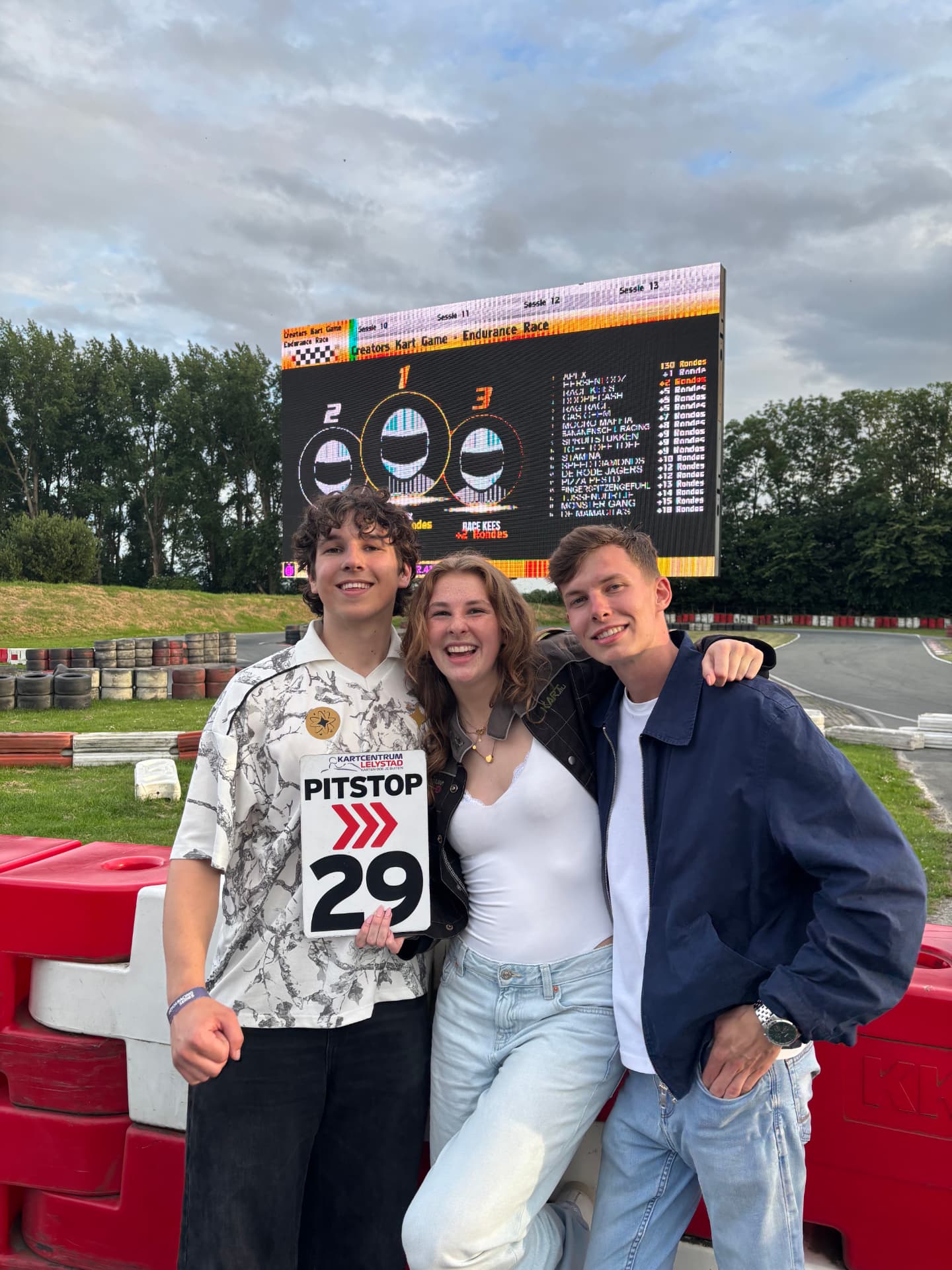 Puck en Lars bij Creators Kart Game